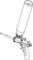 foam gun with foamfoam