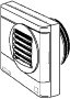 humidity-sensing grille