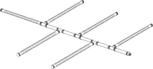 slotted pipe T manifold