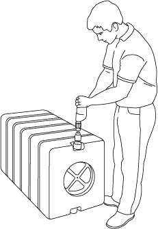 drilling hole in RainBox