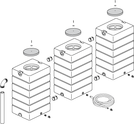 components of a 3 RainBox system