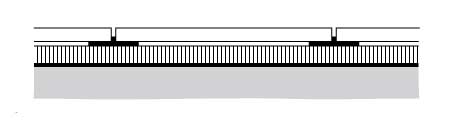 cross-section of paver deck