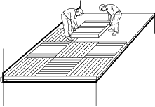 installing a pallet deck